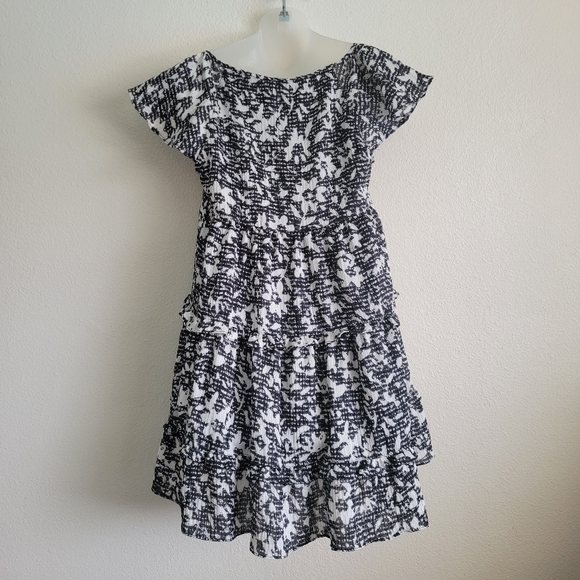 Urban Outfitters Bea Gingham Floral Mini Dress Size XS - Picture 6 of 13